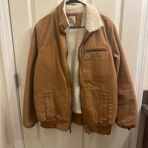 Carhartt Women’s Brown Sherpa-Lined Jacket